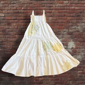 Bird & Knoll Alba maxi dress upcycled patchwork